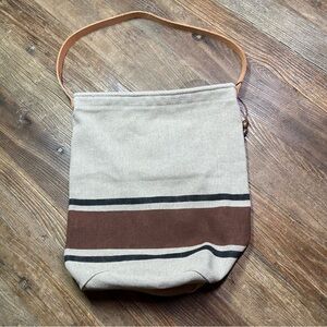 Bee Bark & Moss Tube Tote